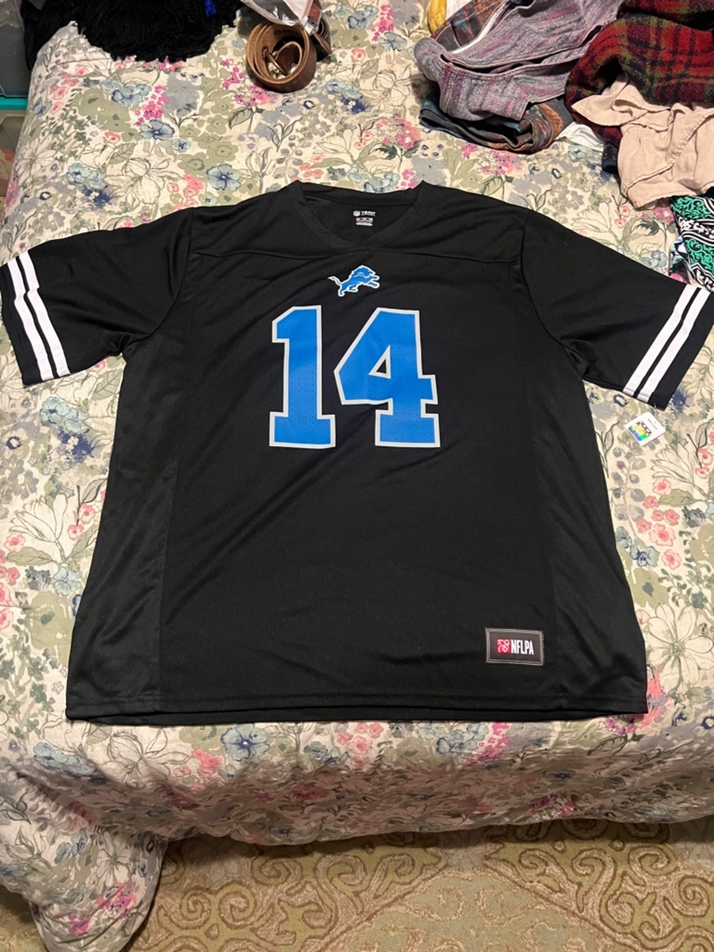 NFL Detroit lions St Brown 14 jersey NEW